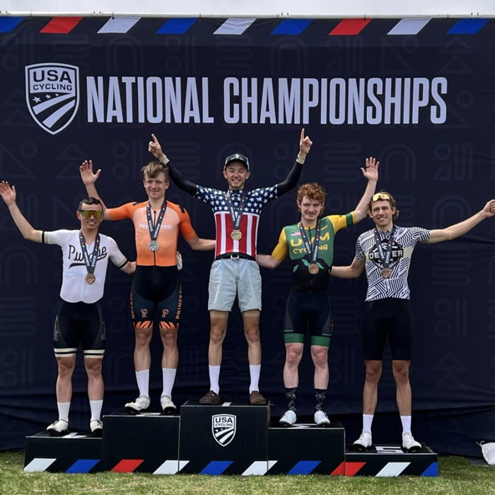 CU Denver Cycling Team Podium