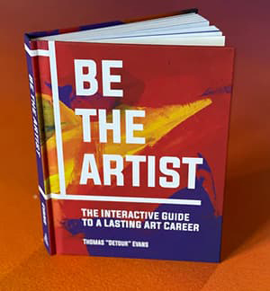 Detour's Be The Artist book cover.