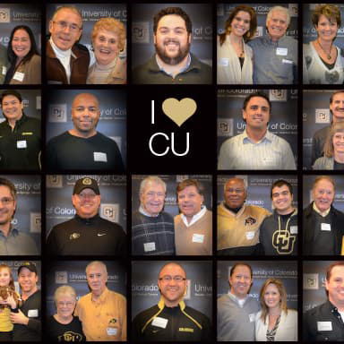 I Heart CU! Collage of CU Advocates