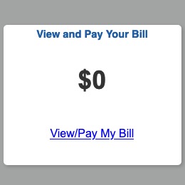 Screenshot of the Pay Bill tile in UCDAccess