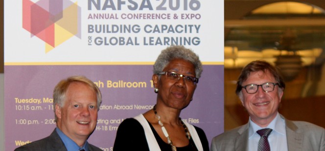 Presenters John Sunnygard, Brenda J. Allen and Milton Bennett