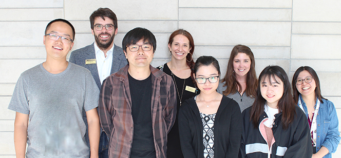 International Student Scholarship Awardees posing