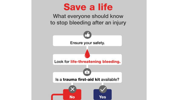 stop the bleed flowchart