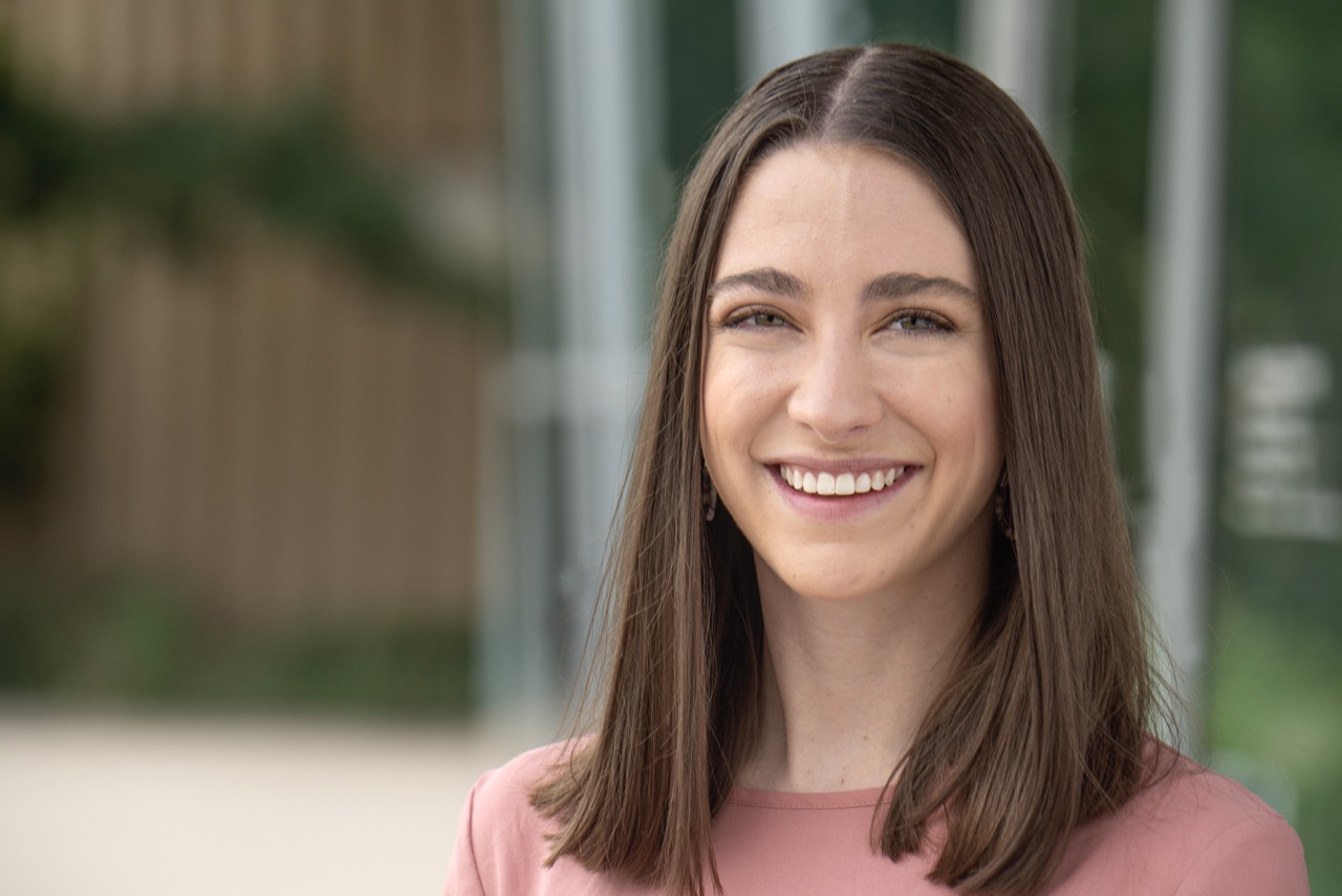 Ashley Barker, headshot, smiling