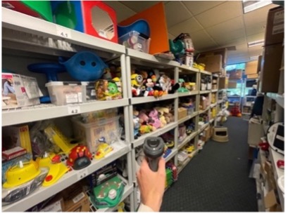 Shelves of AT in the SWAAAC loan bank